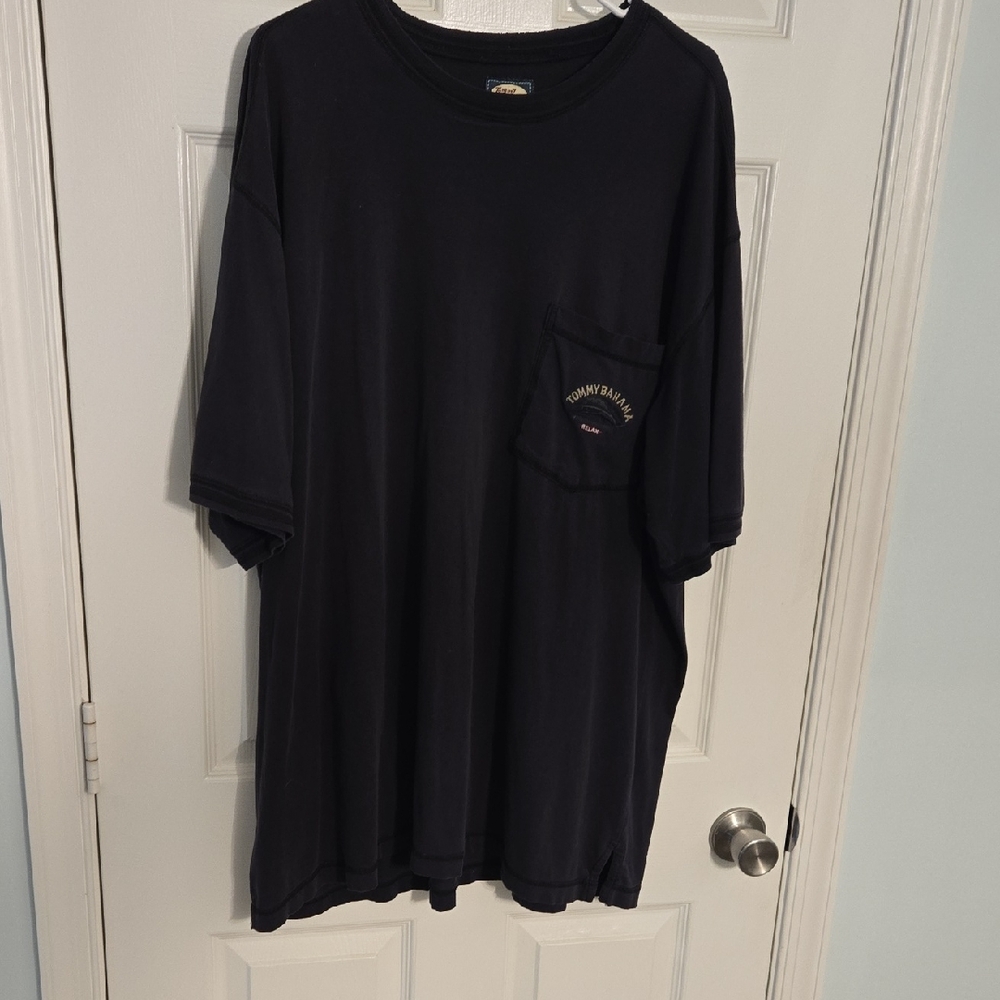 Tommy Bahama Men's Dark Navy Pocket Tee
